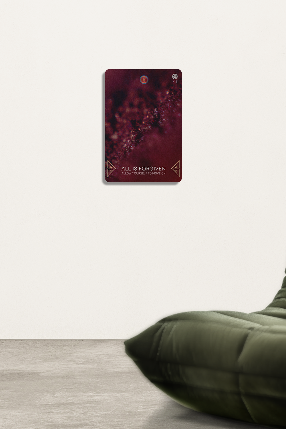 Resonance Guidance Cards Arrival Wall Art 'Satin Wood'