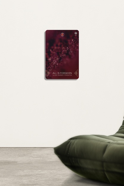 Resonance Guidance Cards Arrival Wall Art 'Satin Wood'