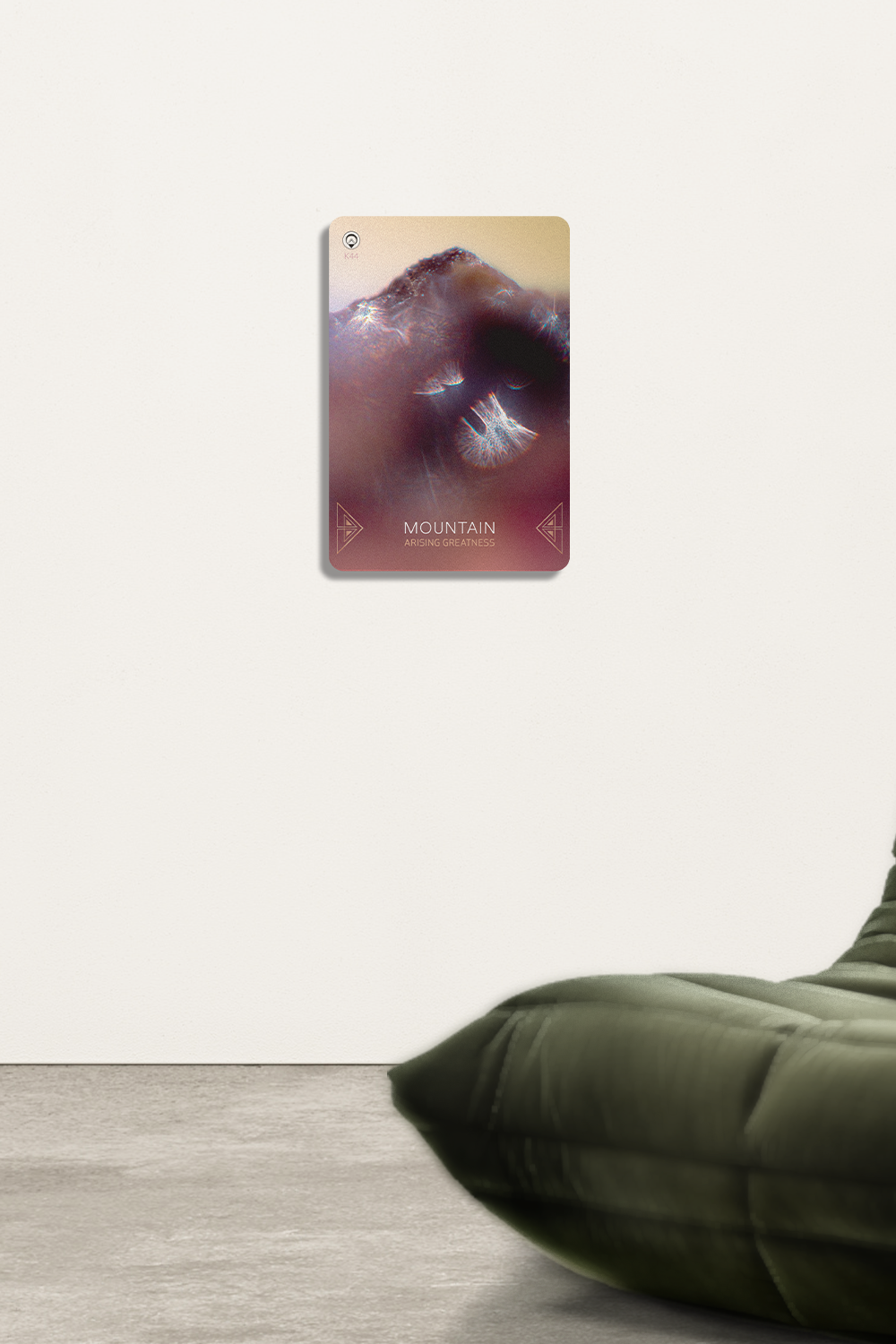 Resonance Guidance Cards Arrival Wall Art 'Satin Wood'