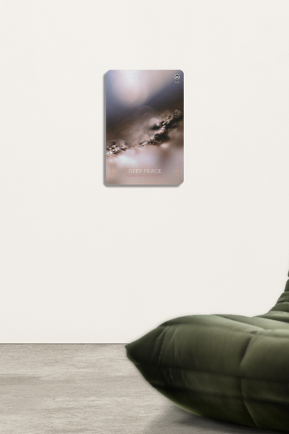 Resonance Guidance Cards Arrival Wall Art 'Satin Wood'