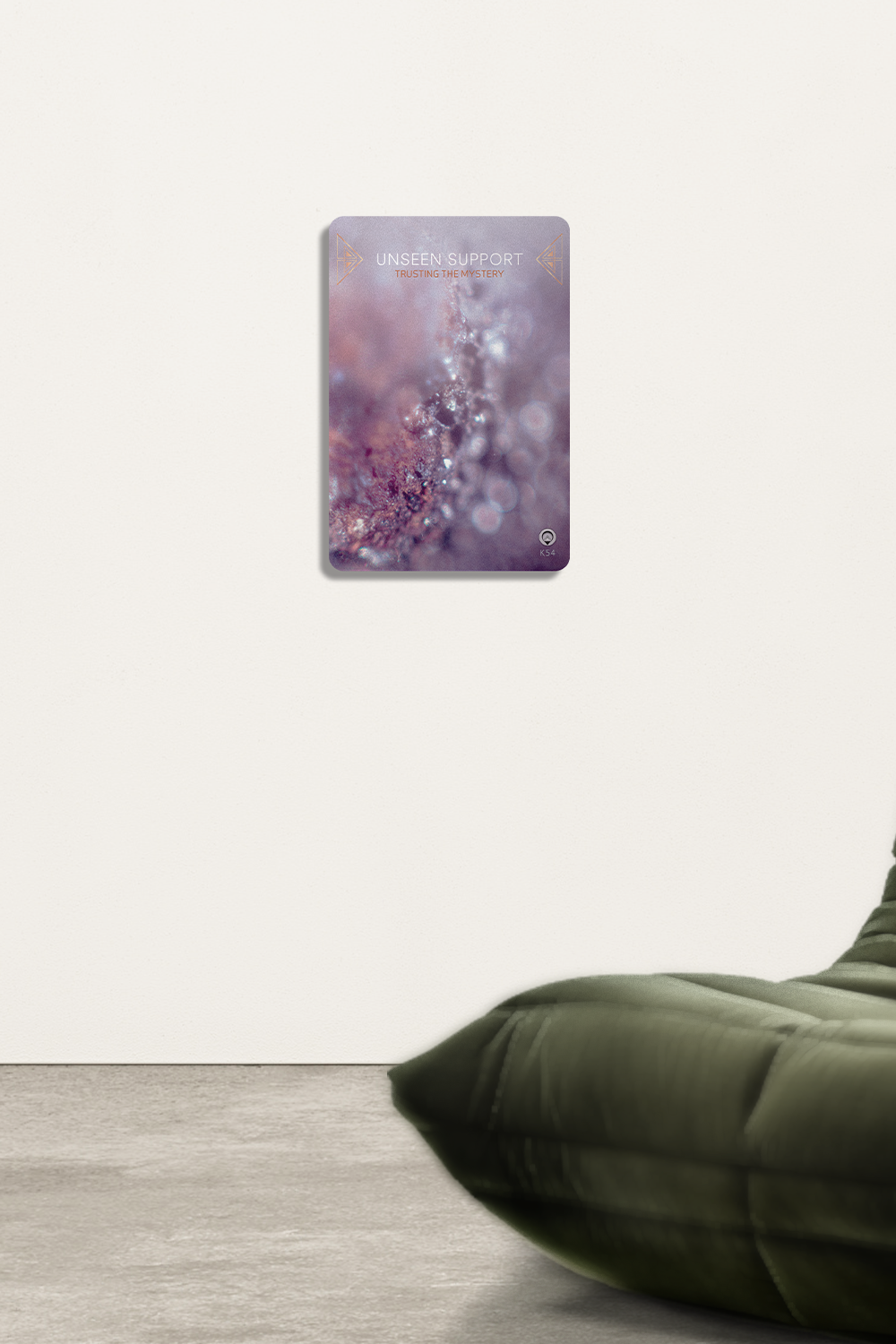 Resonance Guidance Cards Arrival Wall Art 'Satin Wood'