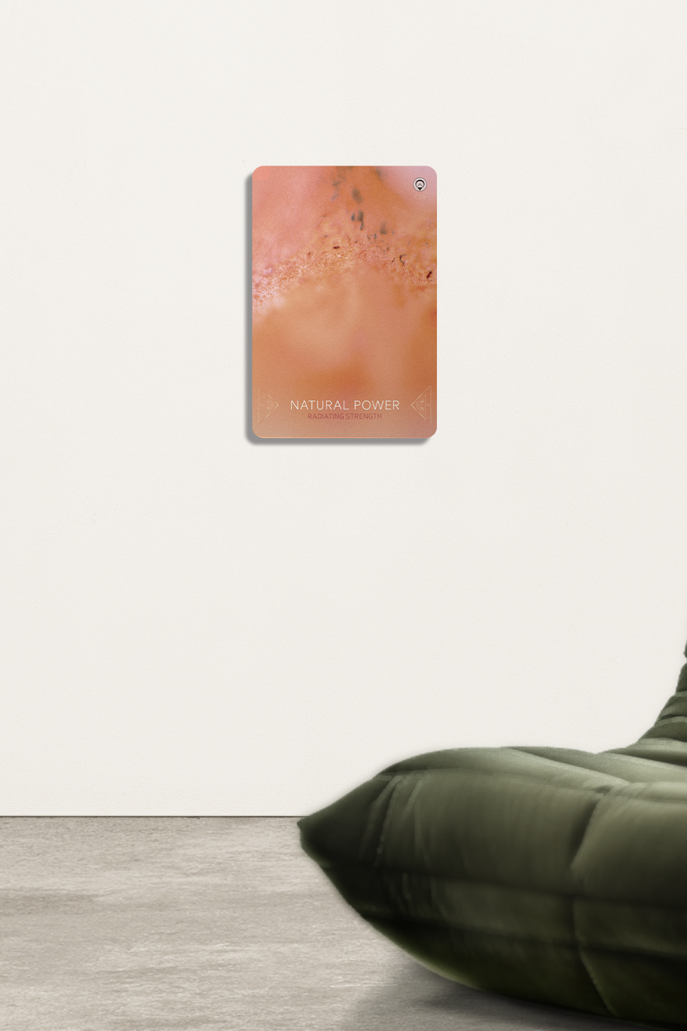 Resonance Guidance Cards Arrival Wall Art 'Satin Wood'