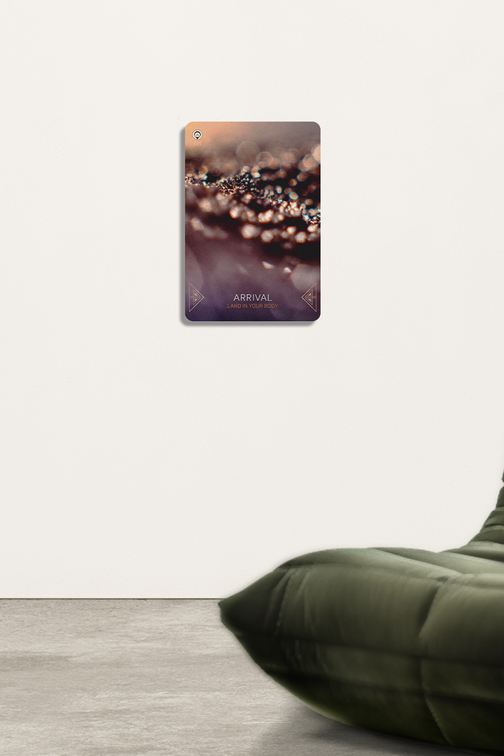 Resonance Guidance Cards Arrival Wall Art 'Satin Wood'