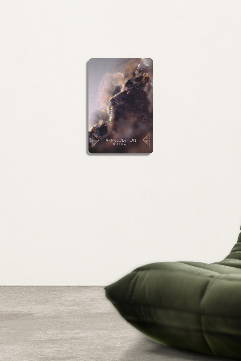 Resonance Guidance Cards Connection Wall Art 'Satin Wood'